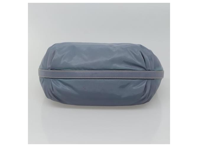 PRADA Shoulder Bag Nylon Blue Silver - vista 5