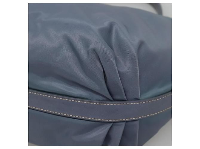 PRADA Shoulder Bag Nylon Blue Silver - vista 9