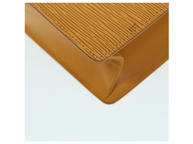 LOUIS VUITTON Epi Sac Plat Hand Bag Yellow M52079 LV - vista 16