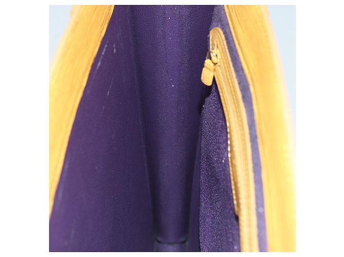 LOUIS VUITTON Epi Sac Plat Hand Bag Yellow M52079 LV - vista 19