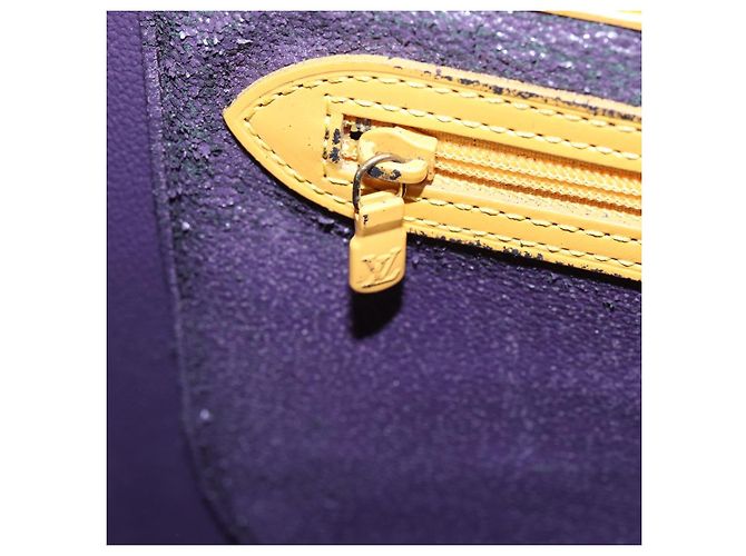 LOUIS VUITTON Epi Sac Plat Hand Bag Yellow M52079 LV - vista 20