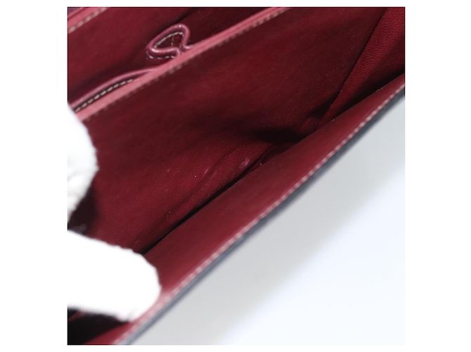 Céline CELINE Horse Carriage Shoulder Bag Leather Bordeaux Gold - vista 26