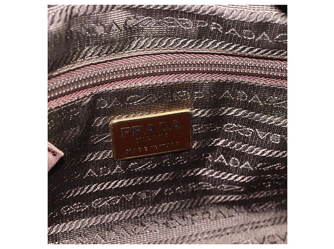 PRADA Chain Shoulder Bag Nylon Green Gold - vista 18