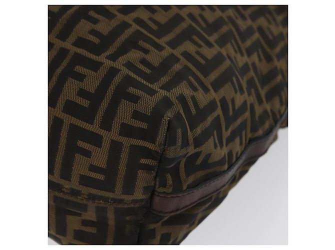 FENDI Zucca Canvas Hand Bag Black Brown - vista 15