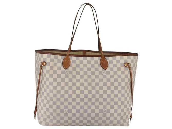 LOUIS VUITTON Damier Azur Neverfull GM Tote Bag N41360 LV - vista 2
