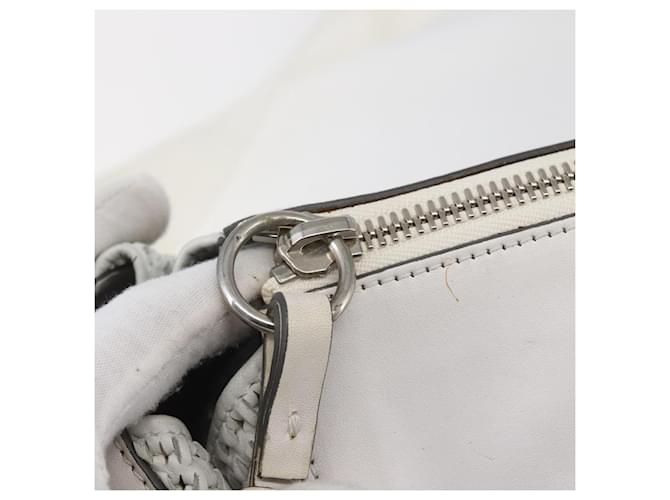 Chloé Chloe Shoulder Bag Leather 2way White Silver - vista 10