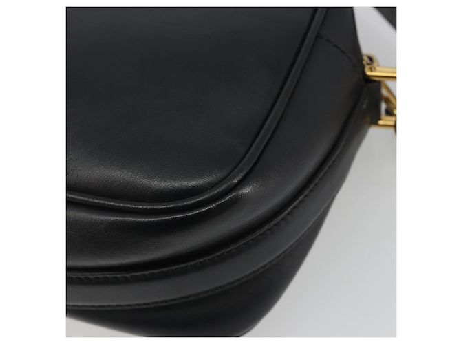 FENDI Shoulder Bag Leather Navy Gold - vista 17