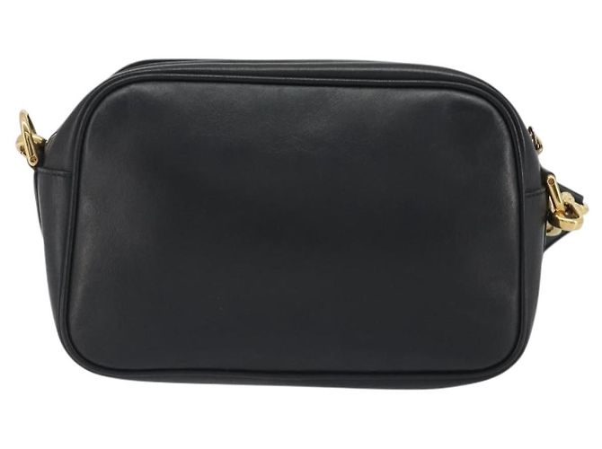 FENDI Shoulder Bag Leather Navy Gold - vista 2
