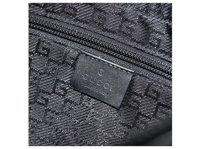 GUCCI GG Canvas Shoulder Bag Black Silver 35098 - vista 18