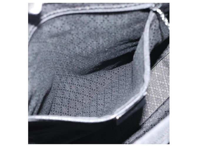 GUCCI GG Canvas Bamboo Hand Bag Nylon Black Silver 002 1010 - vista 20