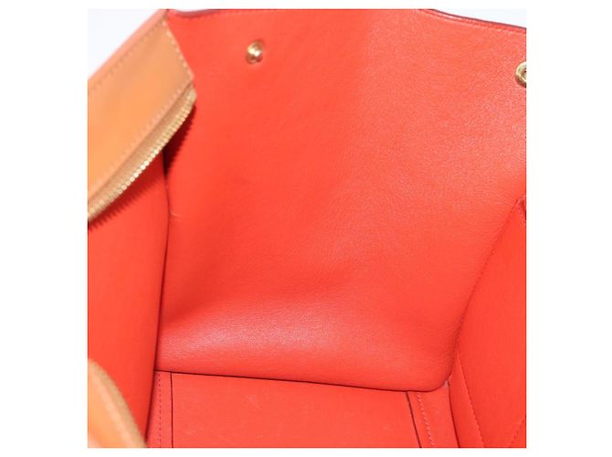 Céline CELINE Trapeze Hand Bag Leather 2way Brown Gold - vista 23
