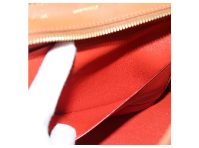 Céline CELINE Trapeze Hand Bag Leather 2way Brown Gold - vista 24