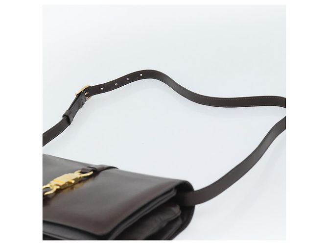 Céline CELINE Shoulder Bag Leather Brown Gold - vista 15