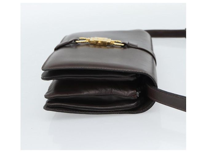 Céline CELINE Shoulder Bag Leather Brown Gold - vista 5