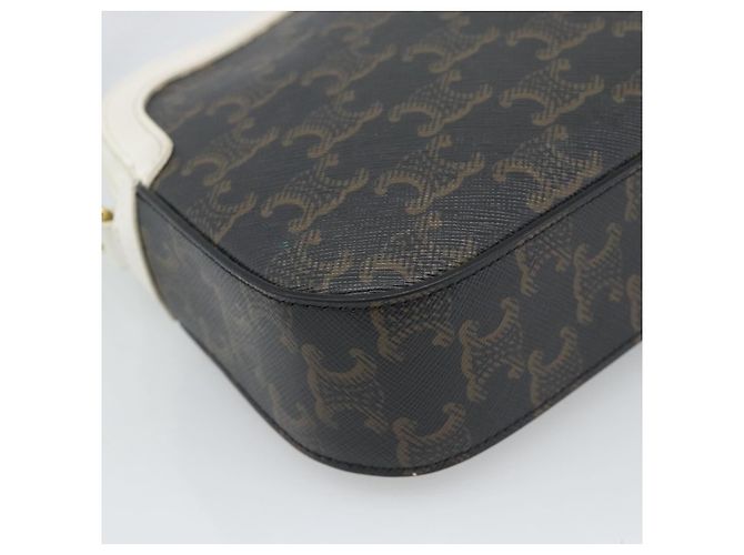 Céline CELINE Triomphe Shoulder Bag Leather Black Gold - vista 16