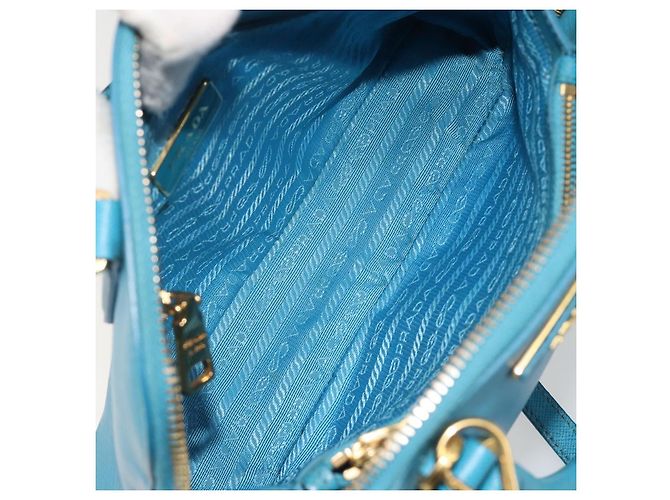 PRADA Hand Bag Saffiano leather 2way Light Blue - vista 10