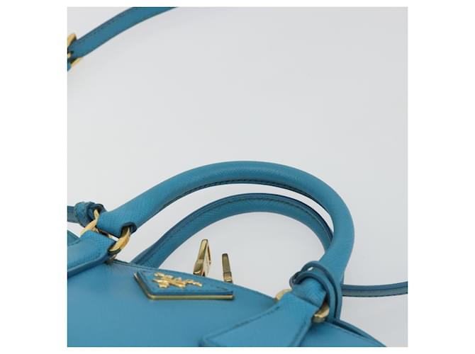 PRADA Hand Bag Saffiano leather 2way Light Blue - vista 14