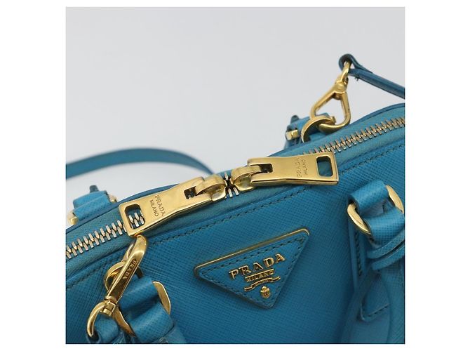 PRADA Hand Bag Saffiano leather 2way Light Blue - vista 20