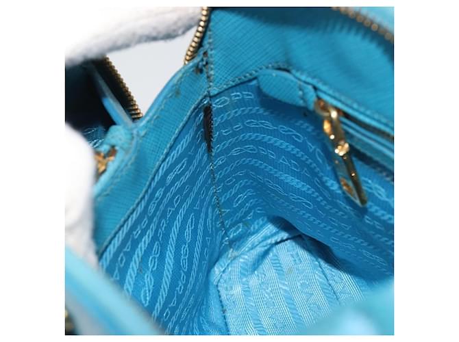 PRADA Hand Bag Saffiano leather 2way Light Blue - vista 24