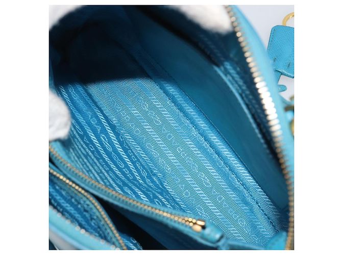 PRADA Hand Bag Saffiano leather 2way Light Blue - vista 28