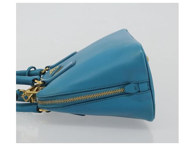 PRADA Hand Bag Saffiano leather 2way Light Blue - vista 4