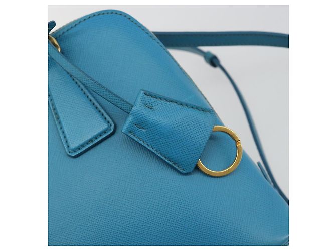 PRADA Hand Bag Saffiano leather 2way Light Blue - vista 9