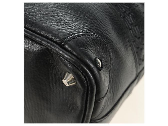 Chloé Chloe Kerala Hand Bag Leather Black Silver - vista 17