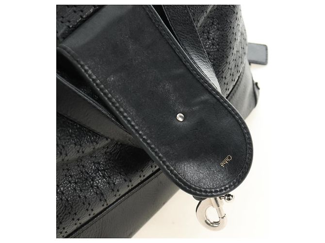 Chloé Chloe Kerala Hand Bag Leather Black Silver - vista 20