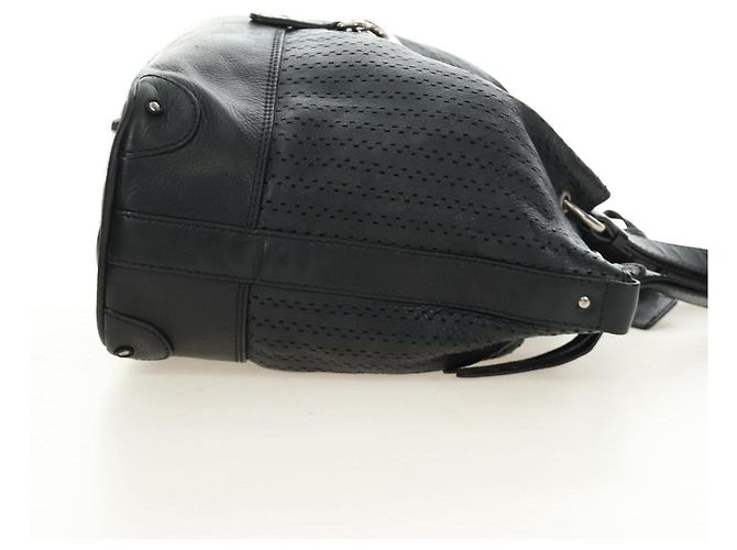 Chloé Chloe Kerala Hand Bag Leather Black Silver - vista 4