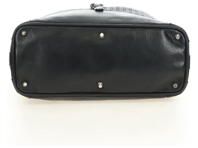 Chloé Chloe Kerala Hand Bag Leather Black Silver - vista 5