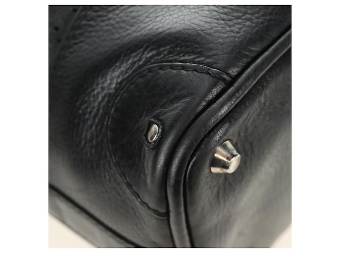 Chloé Chloe Kerala Hand Bag Leather Black Silver - vista 9