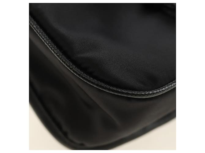 PRADA Shoulder Bag Nylon Black Silver - vista 15