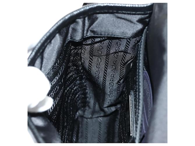 PRADA Shoulder Bag Nylon Black Silver - vista 26