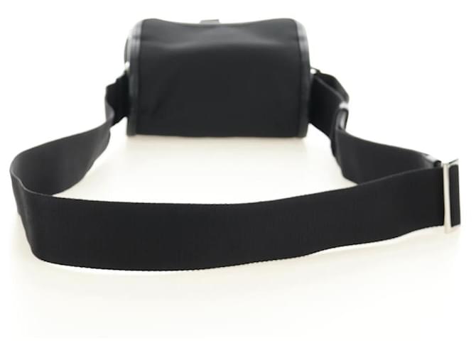 PRADA Shoulder Bag Nylon Black Silver - vista 7