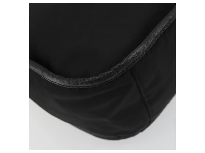PRADA Shoulder Bag Nylon Black Silver - vista 17