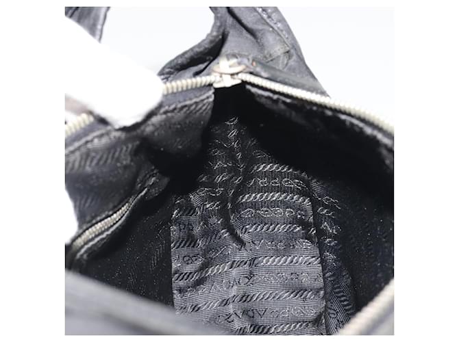PRADA Shoulder Bag Nylon Black Silver - vista 21