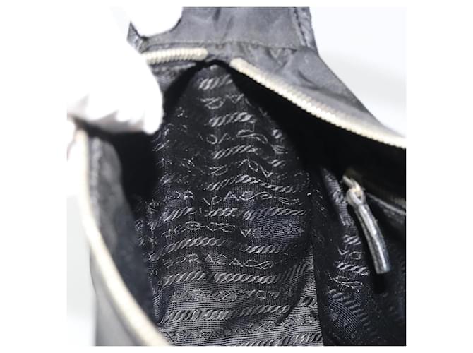 PRADA Shoulder Bag Nylon Black Silver - vista 22