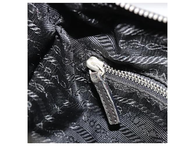 PRADA Shoulder Bag Nylon Black Silver - vista 23