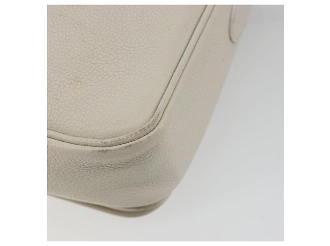 SAINT LAURENT Shoulder Bag Leather White Gold - vista 15