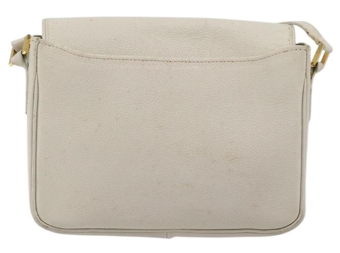 SAINT LAURENT Shoulder Bag Leather White Gold - vista 2