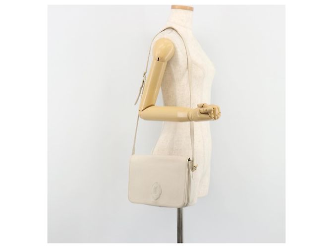 SAINT LAURENT Shoulder Bag Leather White Gold - vista 23