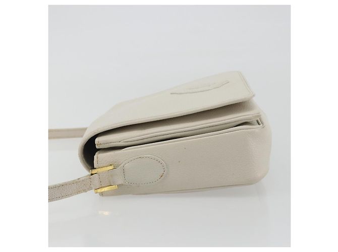 SAINT LAURENT Shoulder Bag Leather White Gold - vista 4