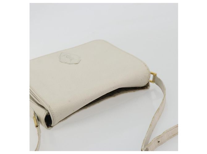 SAINT LAURENT Shoulder Bag Leather White Gold - vista 6
