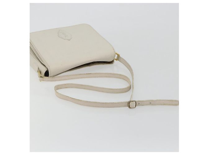 SAINT LAURENT Shoulder Bag Leather White Gold - vista 7