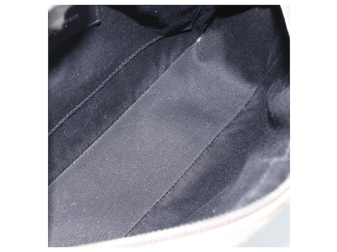 SAINT LAURENT Sac à épaule Daim Gris Argent 520533 - vue 11
