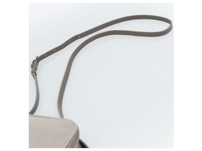 SAINT LAURENT Sac à épaule Daim Gris Argent 520533 - vue 14
