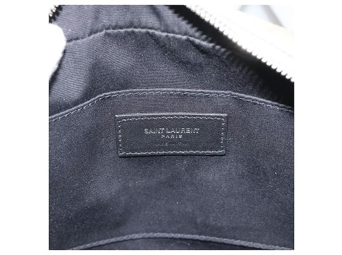 SAINT LAURENT Sac à épaule Daim Gris Argent 520533 - vue 20