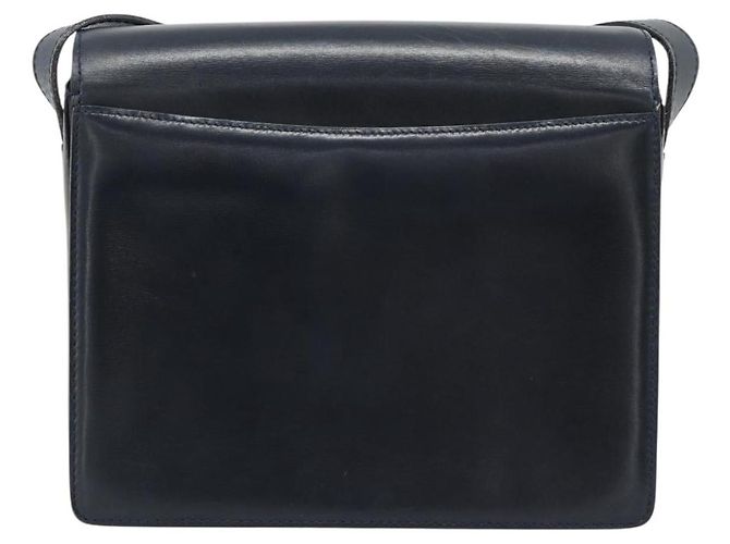 Céline CELINE Circle Shoulder Bag Leather Black Gold - vista 2