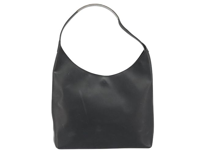 GUCCI Shoulder Bag Leather Black Silver 001 3297 - vista 13