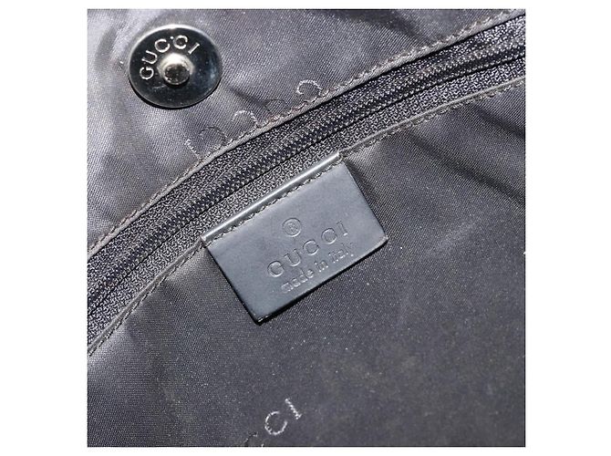 GUCCI Shoulder Bag Leather Black Silver 001 3297 - vista 18